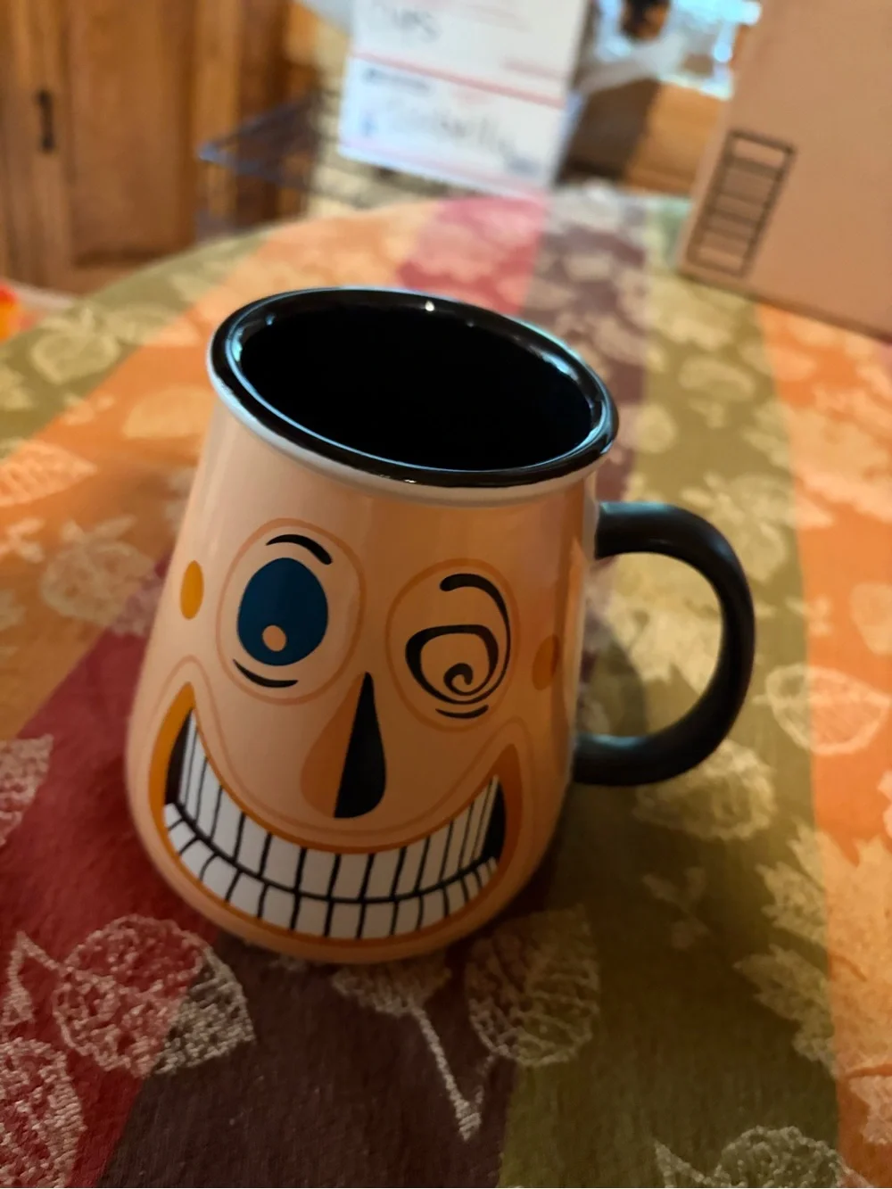 Nightmare Before Christmas Ceramic Mug with Black top hat